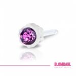 Blomdahl Kolczyk medical plastic amethyst 1szt