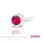 Blomdahl Kolczyk medical plastic ruby 1 szt.