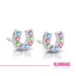 Blomdahl Kolczyki Horseshoe light fantasy 7mm para