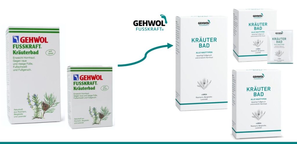 GEHWOL Fusskraft sól nowa szata graficzna KräuterBad