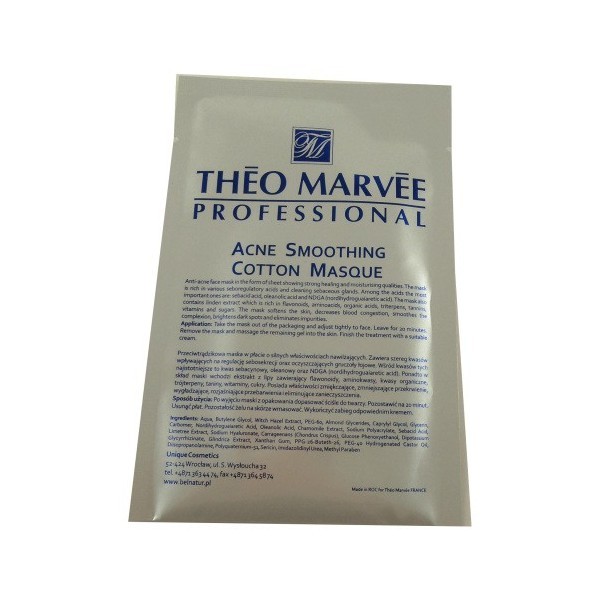 TheoMarvee Cotton Acne Smoothing Mask