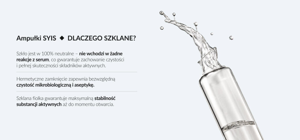szklana fiolka czystość i pełna skuteczność serum