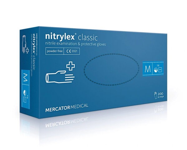 Rękawice nitrylowe NITRYLEX CLASSIC M 100szt.