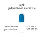 Kapturki Gehwol ścier. 5mm niebieskie