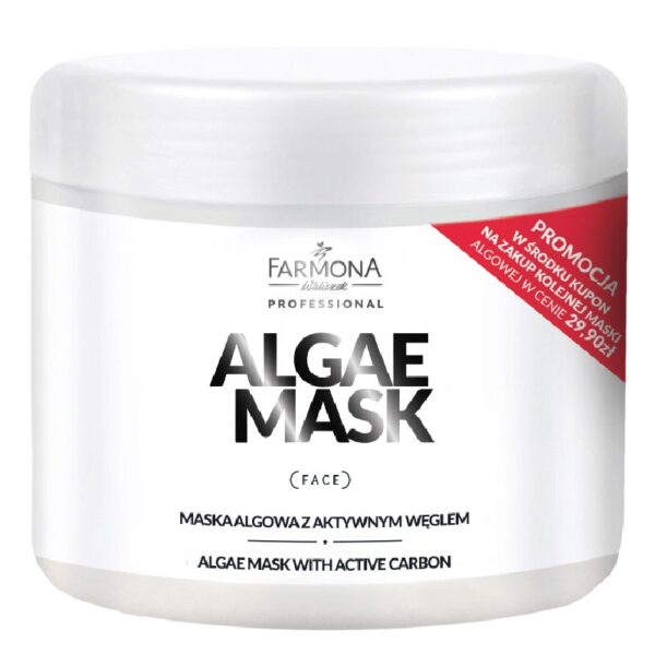 Farmona Algea Mask Maska algowa aktywny węgie500ml