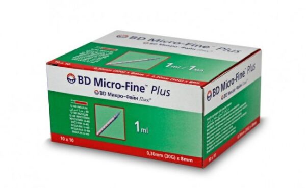 Strzykawka Insulinowa MicroFinePlus 30g 0,30×8 10′