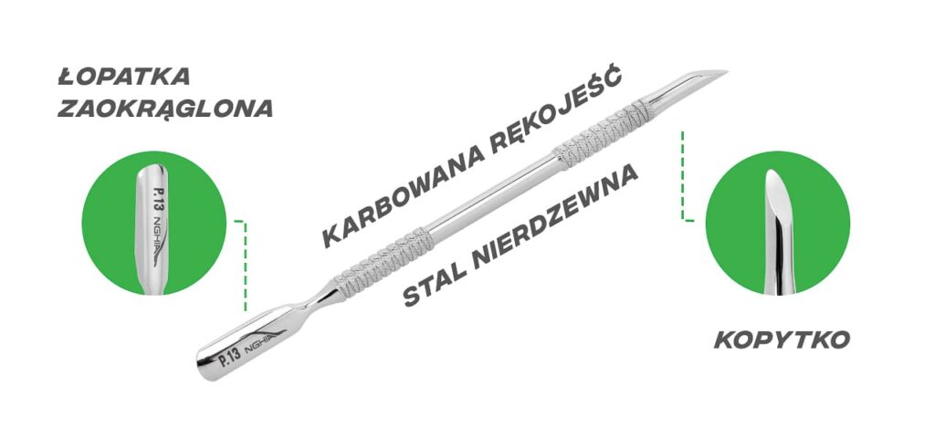 p-13 dwustronny przyrząd z łopatką i kopytkiem p-13 dwustronny przyrząd z łopatką i kopytkiem