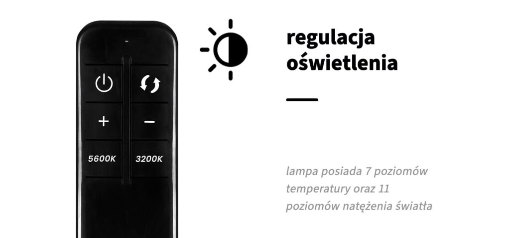 regulacja temperatury swiatla i jasnosci